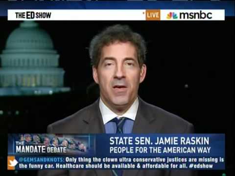 PFAW’s Jamie Raskin Discusses Health Care Arguments on MSNBC