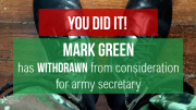 Mark Green Withdraws from Army Secretary Nomination Following Outcry from PFAW and Allies