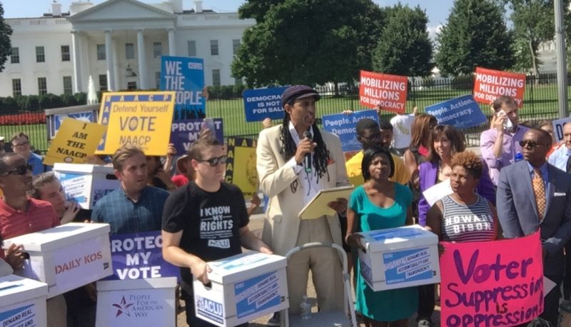 PFAW and Allies Tell Voter Suppression Commission: We will Stop at Nothing to Protect Our Rights