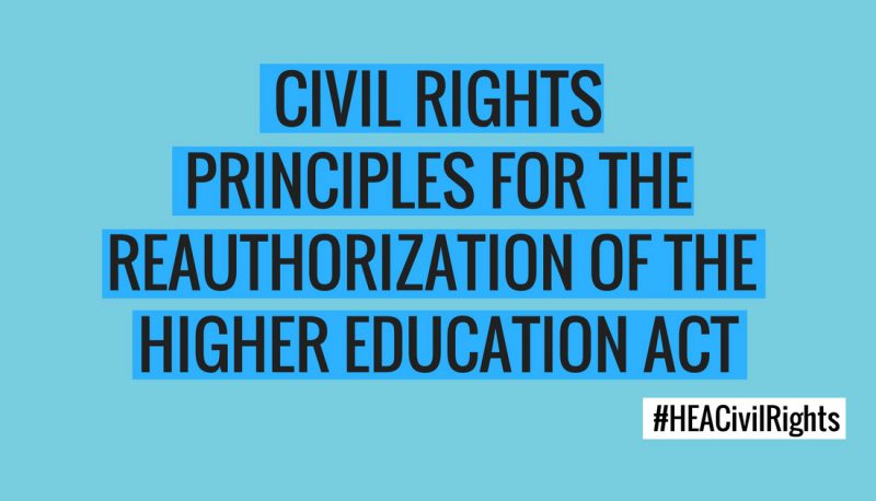 PFAW Supports Civil Rights Principles for Higher Education Act Reauthorization