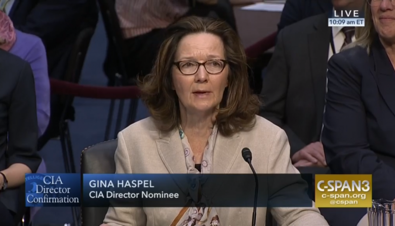 CIA Director Nominee Gina Haspel Is an Affront to Human Rights and Government Transparency