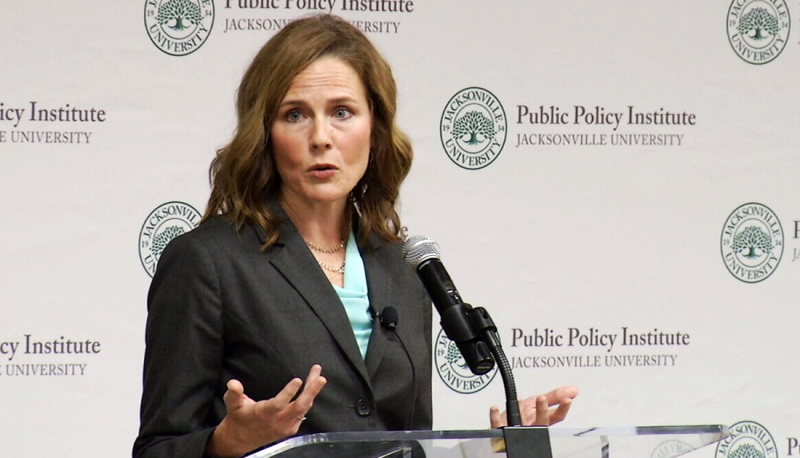 Image for Amy Coney Barrett Has No Business Ruling in This Election