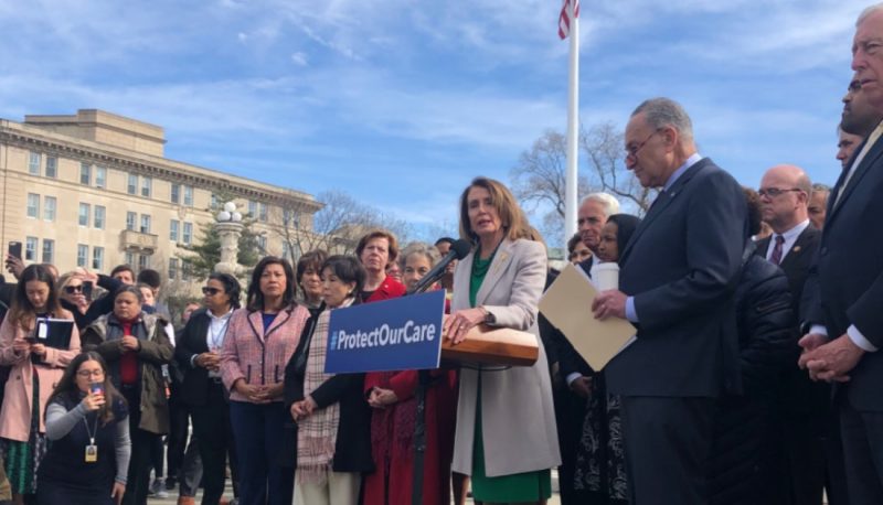 House and Senate Democrats Gather at Supreme Court to Fight Assault on Healthcare