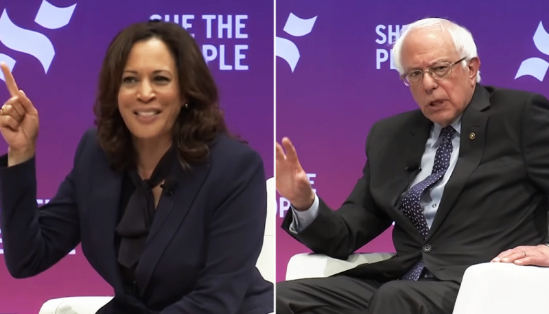 Image for #VoteTheCourts2020: Bernie Sanders and Kamala Harris Discuss the Courts at She the People