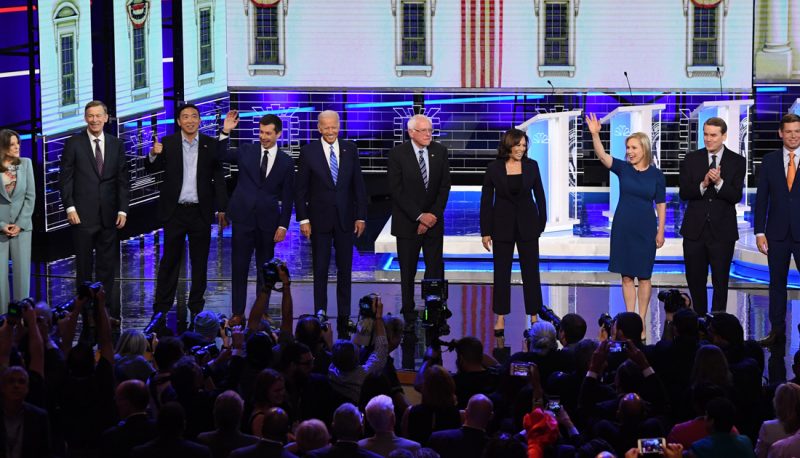 Image for Democratic Presidential Debates Underscore the Role of Reproductive Rights in the 2020 Election