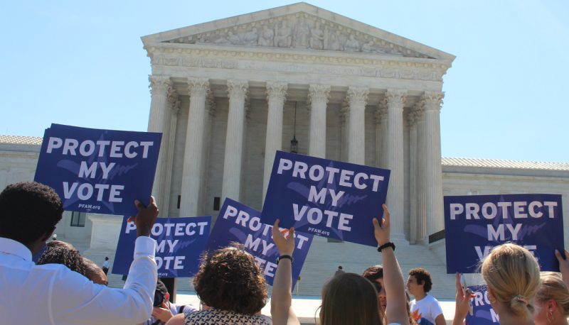 Trump Justices Help Supreme Court Majority to Harm Minority Voting Rights in Shadow Docket Ruling