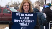Activists Rally in Des Moines and Cedar Rapids to Call on Sen. Ernst to Demand a Fair Impeachment Trial