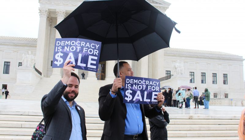 Activists Rally at the Supreme Court to Protect Consumers