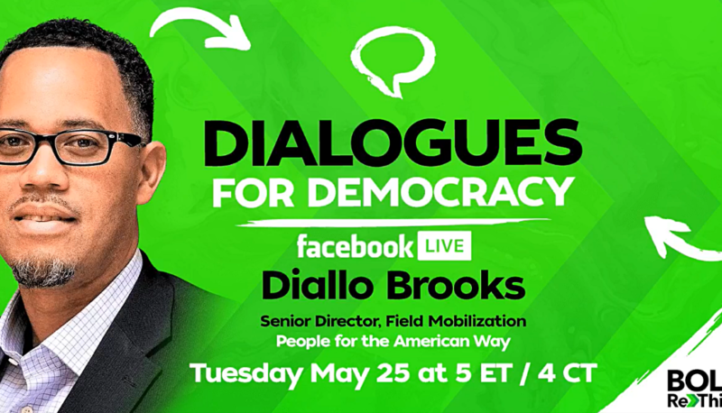 Image for Dialogues for Democracy: Diallo Brooks