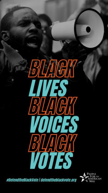 Black lives, Black voices, Black votes