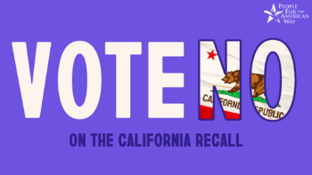 Vote no on the California Recall