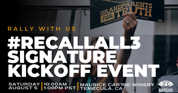 Grandparents For Truth Heads to Temecula to Support Local Recall Effort to Defend Truth in Education 