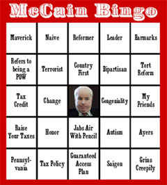 McCain Bingo